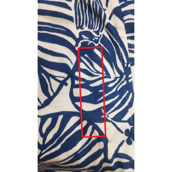 Lilly Pulitzer Tropical Printed Mini Dress White Beach Resort Cotton XL 282430 - Picture 8 of 8